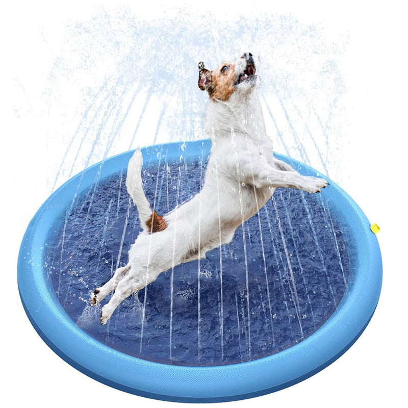 Pet Sprinkler Inflatable Water Spray Pad Mat