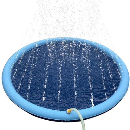 Pet Sprinkler Inflatable Water Spray Pad Mat